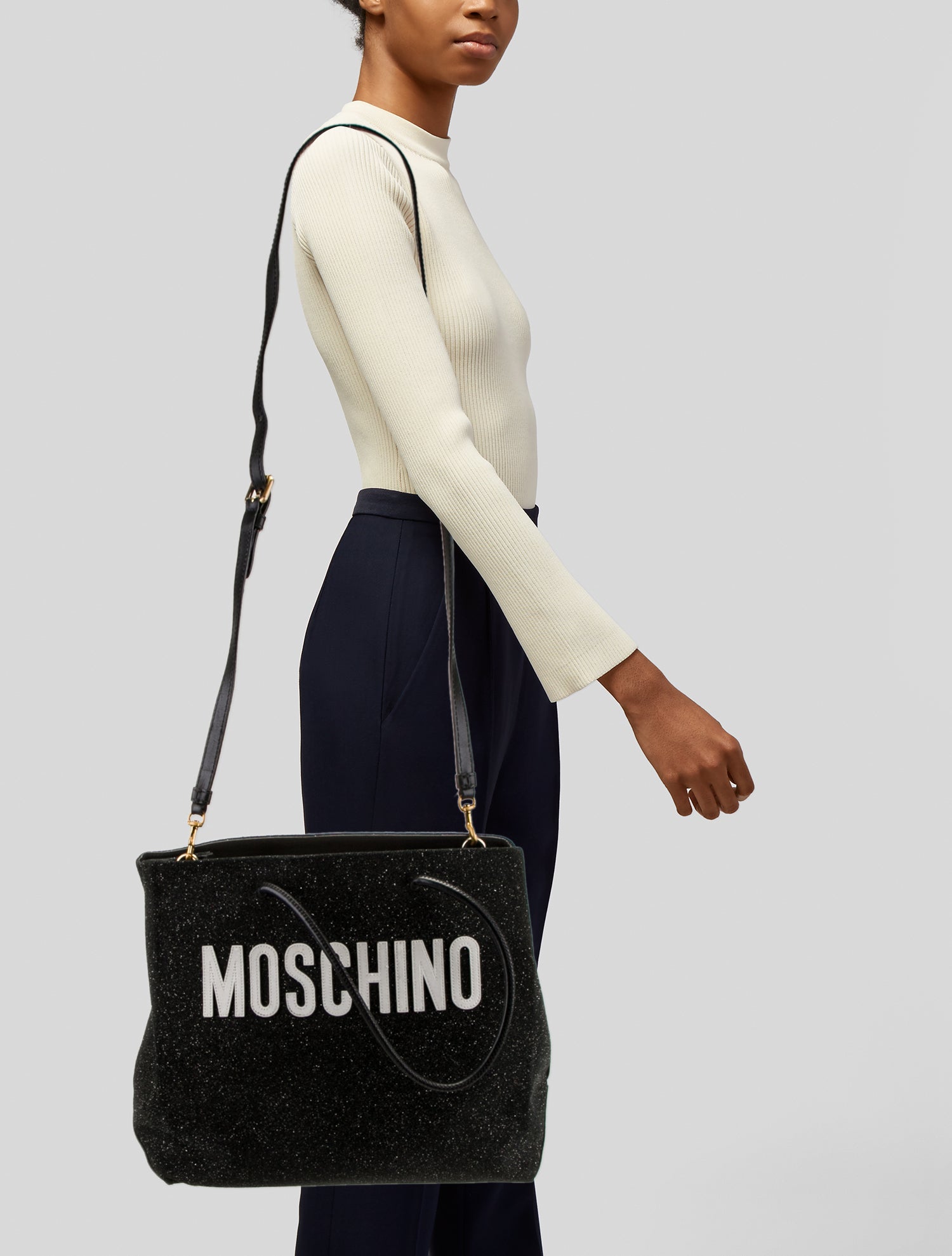 Moschino Glitter Tote
